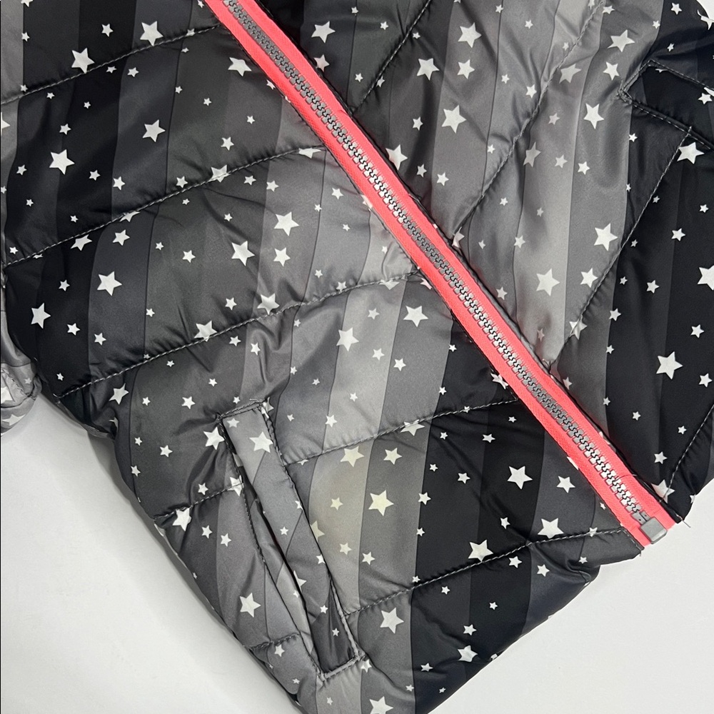 Pink Platinum Starry Black Jacket Girls size 24M - Picture 7 of 9